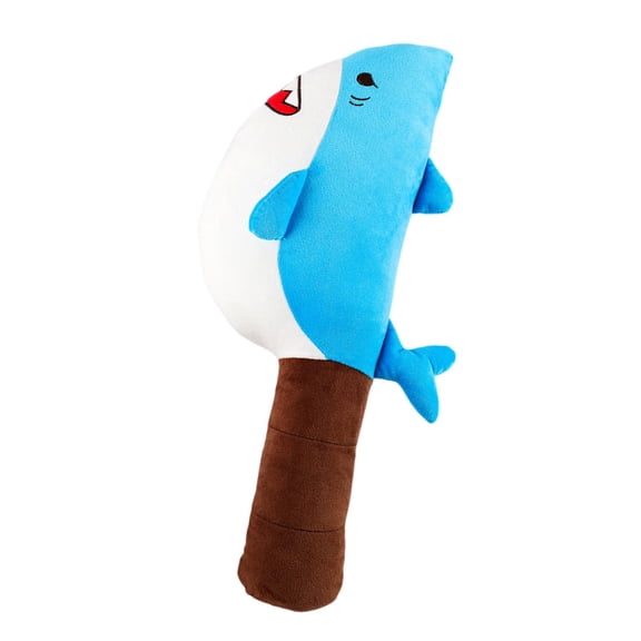 Almencla Shark Toy ,Ornament ,Comfortable Home Decoration Funny Stuffed Animation Toy Lifelike for Couch Living Room Party Favor Blue