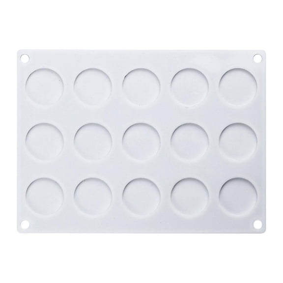 Almencla Silicone Mat Stamp Mat 15 Cavity Scrapbooking Tool, Resin Casting Gift Package ing Mat Silicone Pad