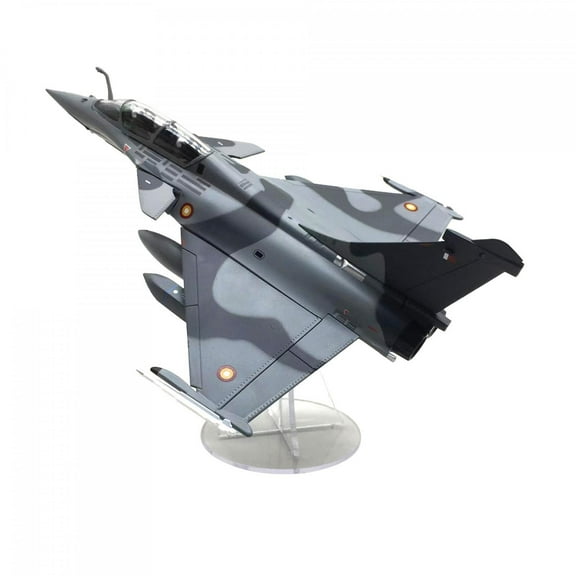 Almencla Simulation 1:72 Rafale B Fighting Falcon Airplane Model with Display Stand Stimulated Airplane Collection Model for Home Cafe