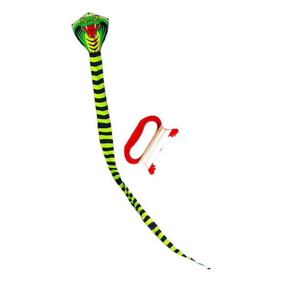 Almencla Snake Kite Huge Kite Easy to Fly for Beginners Sports Kite Snake Flying Toy Kite for Park Birthday Gift Outdoor Game Trips Holiday 15m with red line
