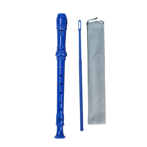 Almencla Soprano Set 8 Hole Easy Instrument Music Instrument Flute for Music Lovers, Performers, Beginners, Amateurs Blue