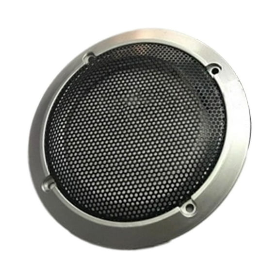 Almencla Speaker Grill Cover Decor for Stage Performance Shopping Mall Music Festival Silver