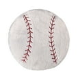 thumbnail image 1 of Almencla Sports Throw Pillow Pillow Toy, Multipurpose Huggable Decorative Sports Ball Pillow for Valentine, Living Room Travel baseball S, 1 of 8
