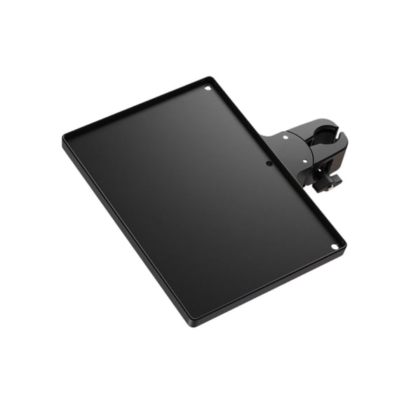 Almencla Stand Tray Mic Sound Card Holder Easy to Install Multipurpose Universal Utility Shelf Mic Stand Tray for no Phone Holder