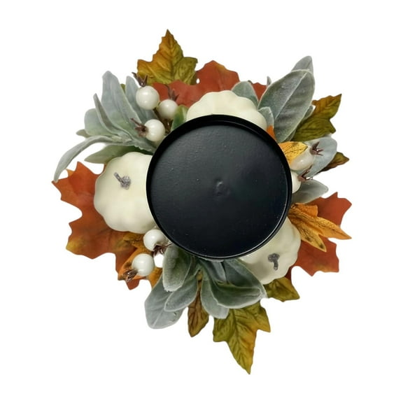 Almencla Thanksgiving Candle Holder Lifelike Candle Stick for Autumn Harvest Festival Pumpkin