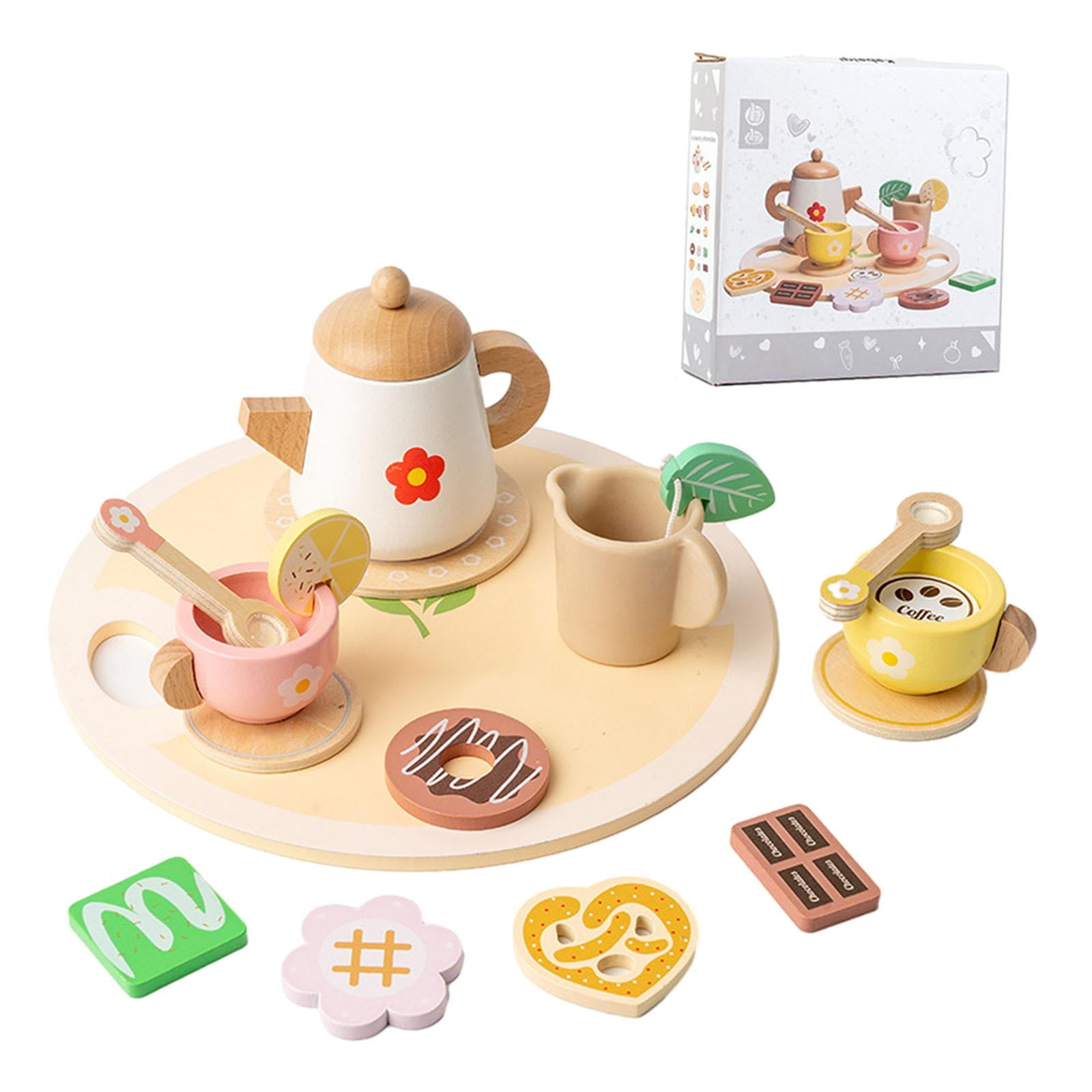 Almencla Toddlers Afternoon Tea Time Little Girls Tea Time Playset Fun