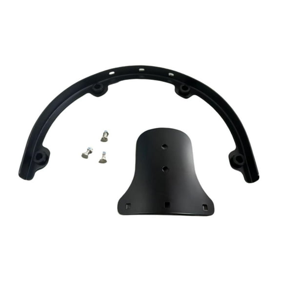 Almencla Tom Holder Stand Drum s Bracket Stable Hardware Parts Music Instrument Accessory for Tom Drum Set Hardware Accessory Black 12inch