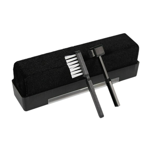 Almencla Vinyl Brush Cleaning Kit Cleaning Brush Cleaner Tool Turntable Phono CD/vcd/DVD Clean DJ Music Lovers