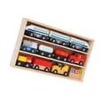 thumbnail image 1 of Almencla Wooden Train Set Building Blocks Toy Train for Boys and Girls Preschool A, 1 of 8