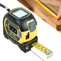 Almighty Ruler Self Locking Digital Tape Measure LED Display 3 in 1 Rangefinder Tape Measure Ruler Measuring Tape High Precision Almighty Tool Tape Measure 131/196 FT for Measuring