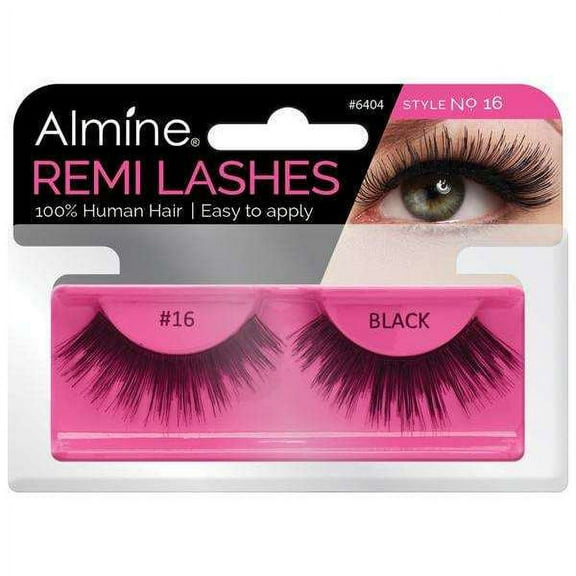 Almine 100% Remi Human Hair Eyelashes (#16)