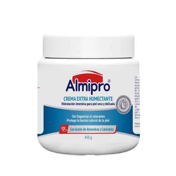 Almipro Extra Moisturizing Cream. Daily Skins barrier Protectant & Moisturizer Cream for fragile, Dry skin. Intense Hydration with Calendula & Almond Oils for mature, thin, delicate skin.