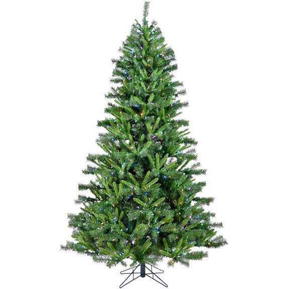 Almo Fulfillment Services B2281753 Christmas Time Artificial Christmas Tree - 6.5 ft. Norway Pine - Multi LED Lights - Green