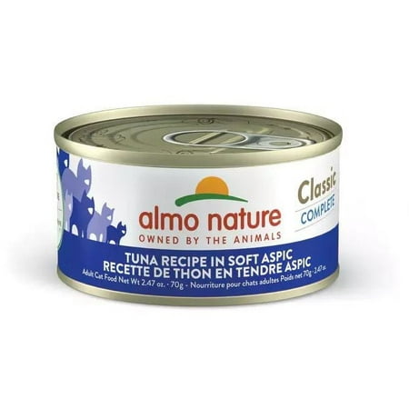 Almo Nature Classic Complete Premium cat food Tuna recipe in soft aspic 2.47-oz (pack of 12)