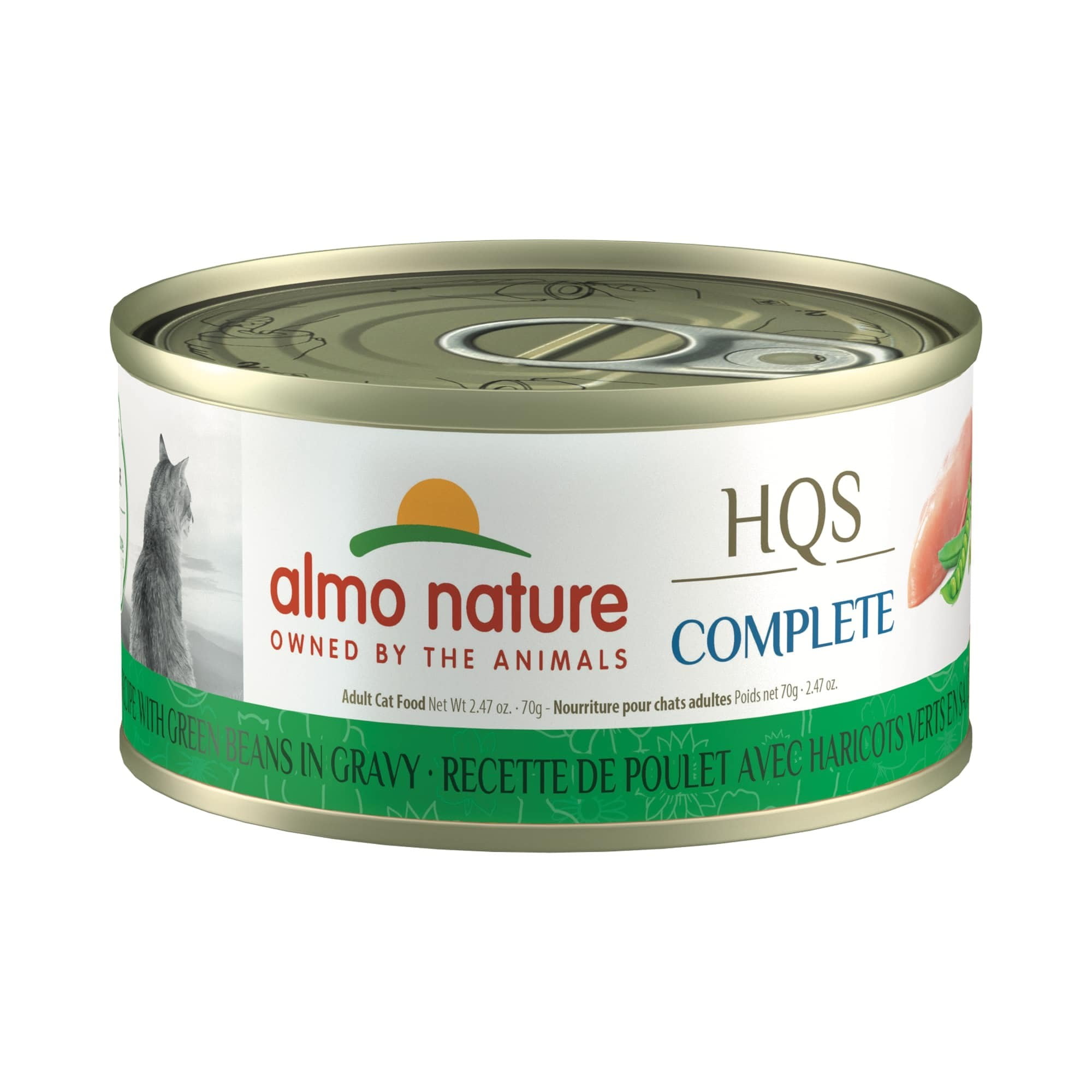 Almo Nature HQS Complete Cat 12 Pack Chicken Recipe With Green Beans almo-nature-hqs-complete-cat-12-pack-chicken-recipe-with-green-beans