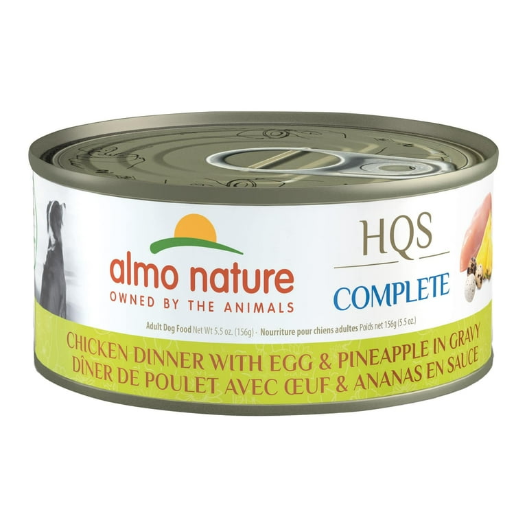 Almo Nature HQS Complete Dog Complete & Balanced Chicken Dinner with Egg & Pineapple Canned Dog Food Almo Nature HQS Complete Dog Complete & Balanced Chicken Dinner with Egg & Pineapple Canned Dog Food