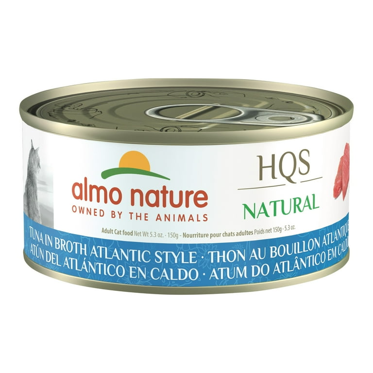 Almo Nature HQS Natural Cat Grain Free Additive Free Atlantic Style Canned Cat Food Almo Nature HQS Natural Cat Grain Free Additive Free Atlantic Style Canned Cat Food