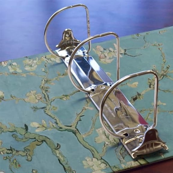 Almond Blossoms (Van Gogh) 3 Ring Binder - Full Wrap - 3"