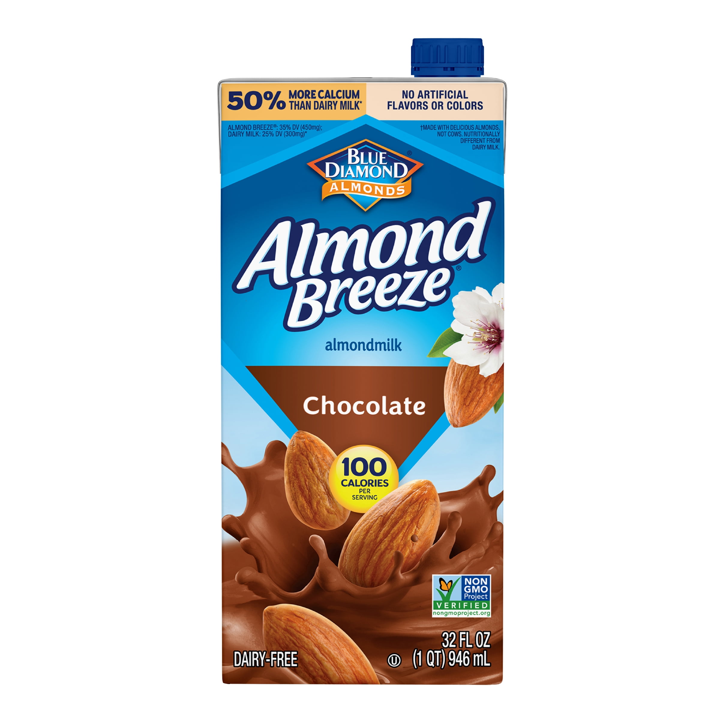Almond Breeze Shelf-Stable Chocolate Dairy-Free Almondmilk, 32 oz