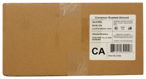 Almond Brothers EB Almonds Cinnamon Roast 15 Lb