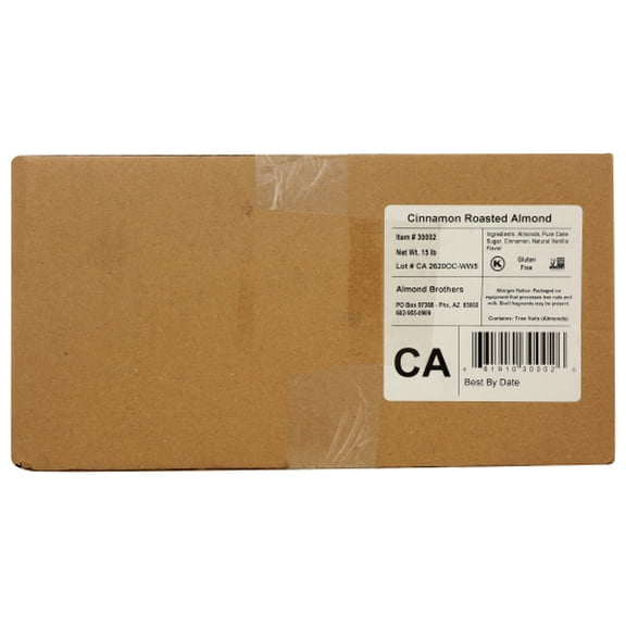 Almond Brothers EB Almonds Cinnamon Roast 15 Lb