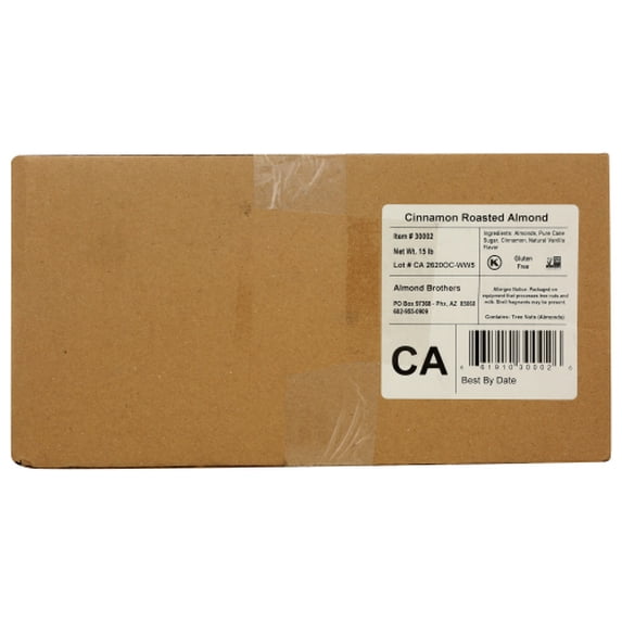 Almond Brothers EB Almonds Cinnamon Roast 15 Lb