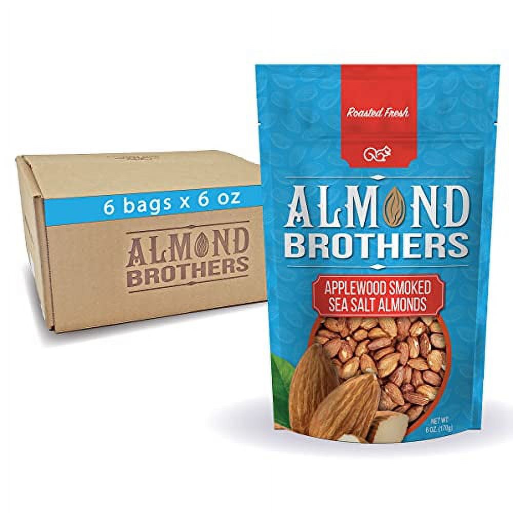 Almond Brothers Roasted Almonds Hand Crafted Sea Salt Roasted Almonds