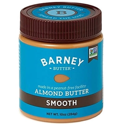 Almond Butter, Smooth, 10 Ounce Jar, Skin-Free Almonds, No Stir, Non-GMO, Gluten Free, Keto, Paleo, Vegan