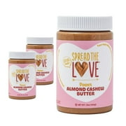 Almond Cashew Butter, Creamy, All-Natural, Vegan, Gluten-Free, No Added Sugar, 16 oz 3-pack