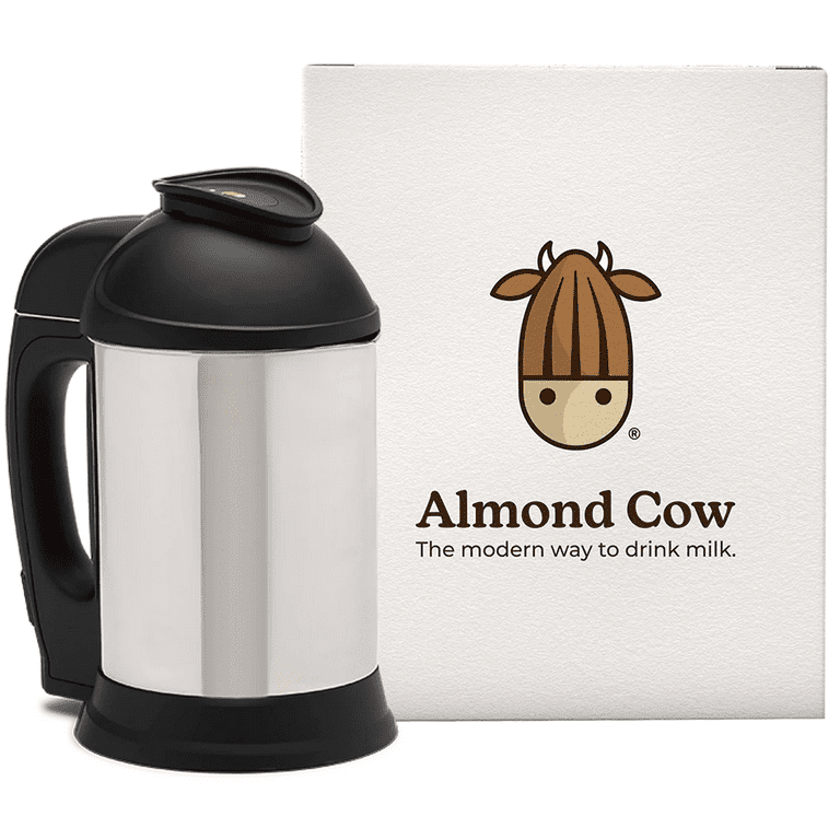 Almond Cow Nut Milk Maker Machine, Dairy-Free Plant Based Automatic Milk Making, Stainless Steel, 120V