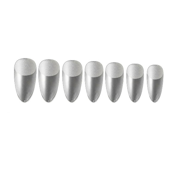 Almond Fake Nails Almond Pressed on Nails Preformed Almond Nail Tips for Full Coverage Acrylic Almond Nails French Fake Nails for Nail Extensions Nail Art, DIY Salon