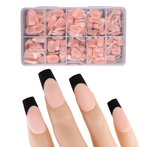 Almond Fake Nails Tips Full Cover Acrylic Nails Press on Nail for Nails Decors