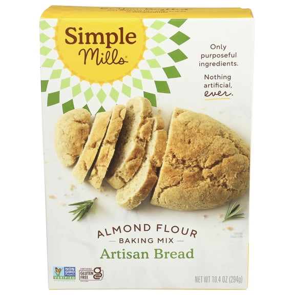 Baking Mix Artisan Bread - Gluten Free Plant Based Paleo Friendly 10.4 Ounce Pack Si... Almond Flour