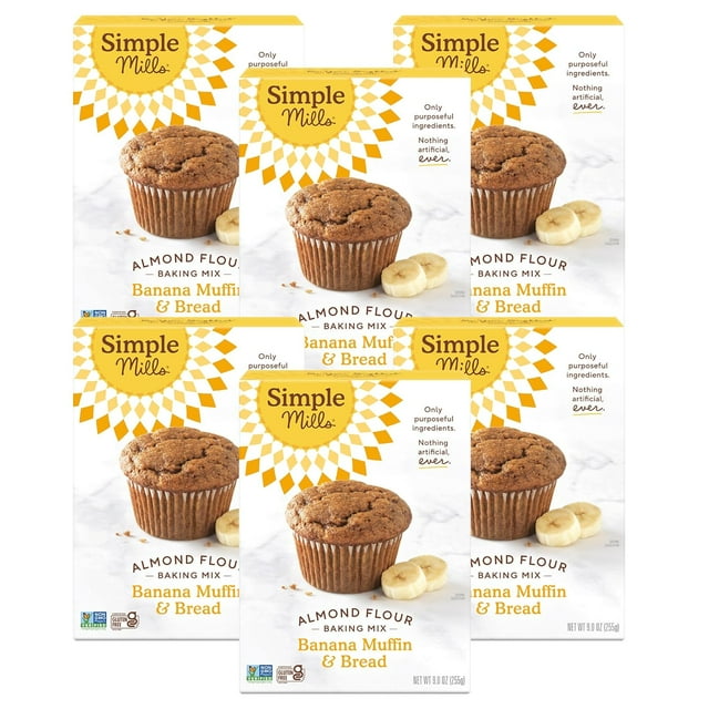 Almond Flour Baking Mix, Banana Muffin & Bread Mix Gluten Free, Plant