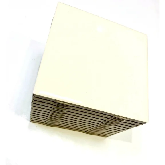 Almond Glossy 4.25X4.25 Ceramic Tile Coaster For Arts&Crafts 4X4 Backsplash 1Sf