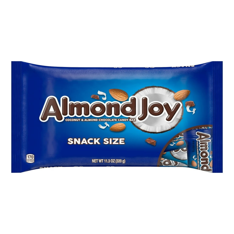 Almond Joy Halloween Chocolate Pack, Coconut and Almond Snack Size