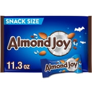 Almond Joy Coconut and Almond Chocolate Snack Size Halloween Candy, Bag 11.3 oz