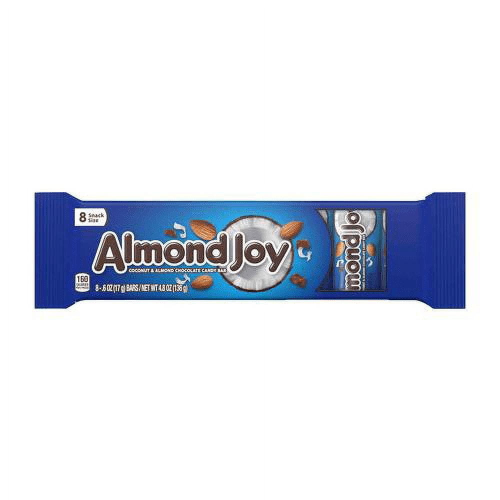 Almond Joy Snack Size Candy 8.6 Oz. Bars (Pack of 48)