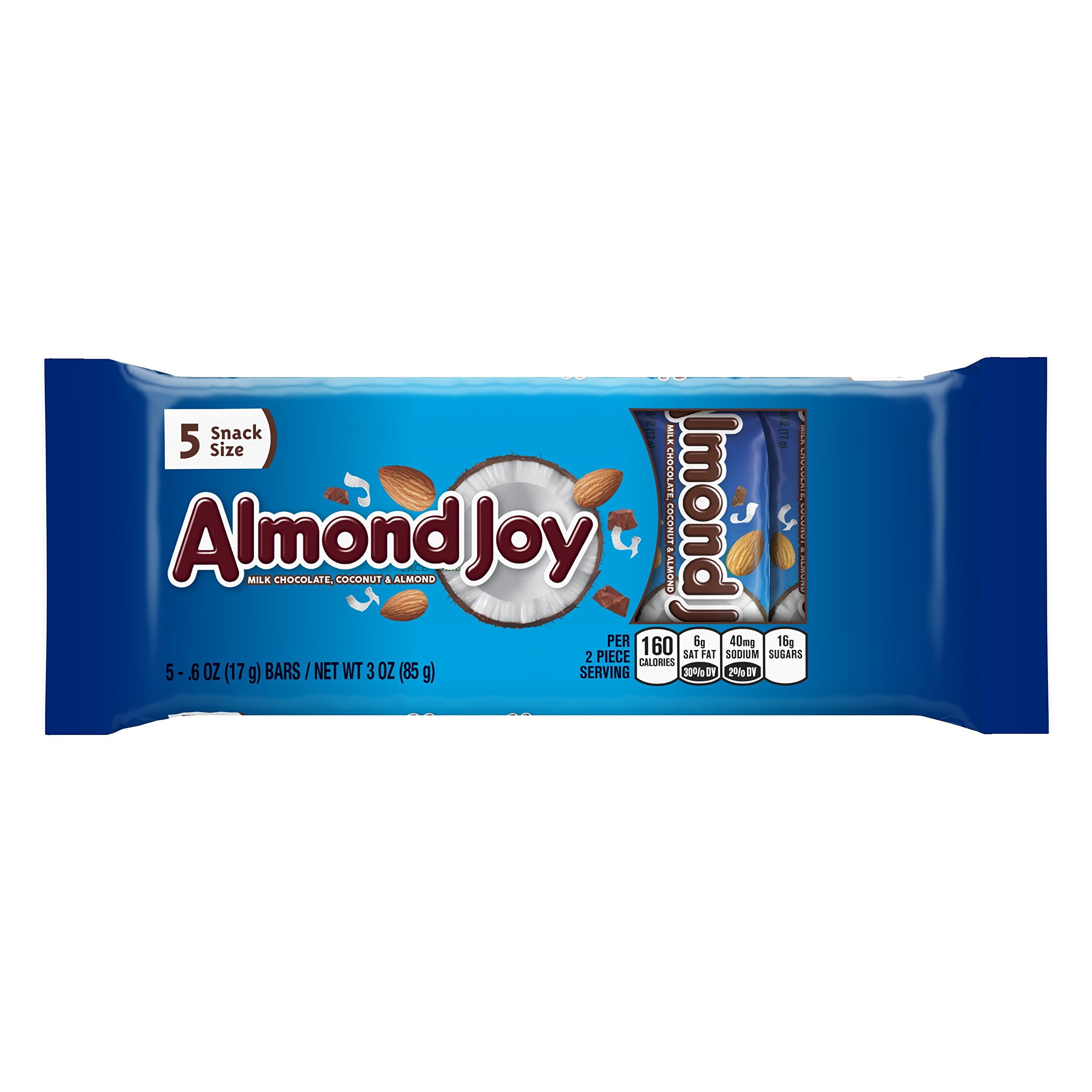 Almond Joy Snack Size Candy Bars (3Ounce Bag)