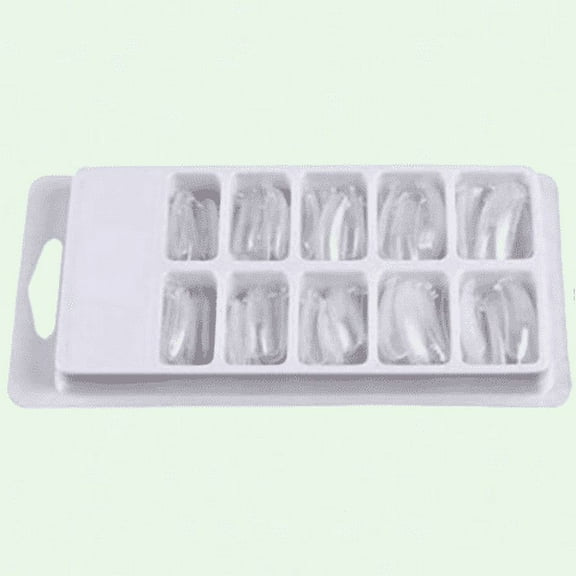 Almond Quick Building Nail Mold - 100 Dual Nail Forms for Polygel