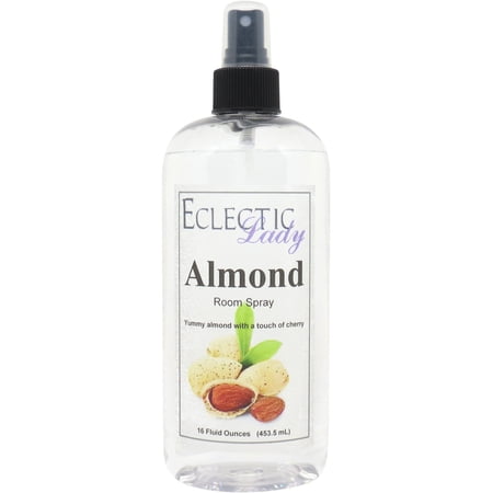 Almond Room Spray by Eclectic Lady, 16 Ounces, Fragrant Aromatic Room Mist For Home, Room, Office