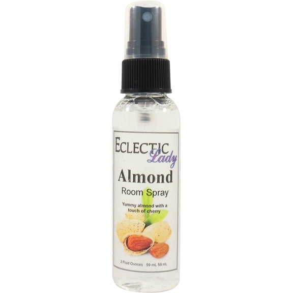 Almond Room Spray by Eclectic Lady, 2 Ounces, Fragrant Aromatic Room Mist For Home, Room, Office