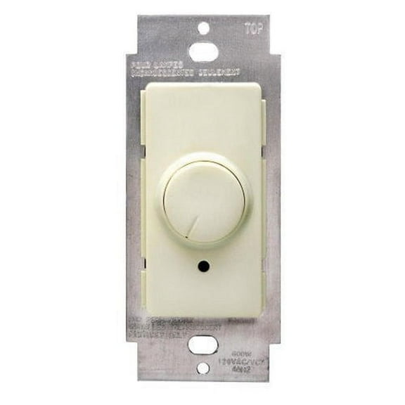 Almond Rotary Dimmer Switch 3-Way Preset RPI06-1LA