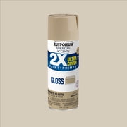 Almond, Rust-Oleum American Accents 2X Ultra Cover Gloss Spray Paint-327891, 12 oz