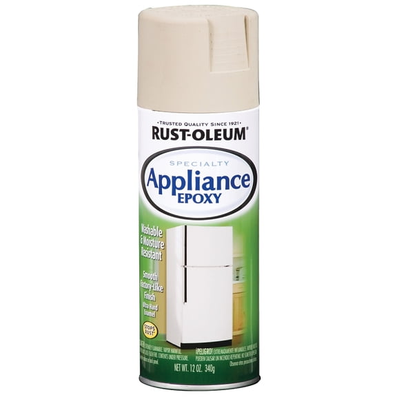 Almond, Rust-Oleum Specialty Gloss Appliance Epoxy Spray Paint, 12 oz