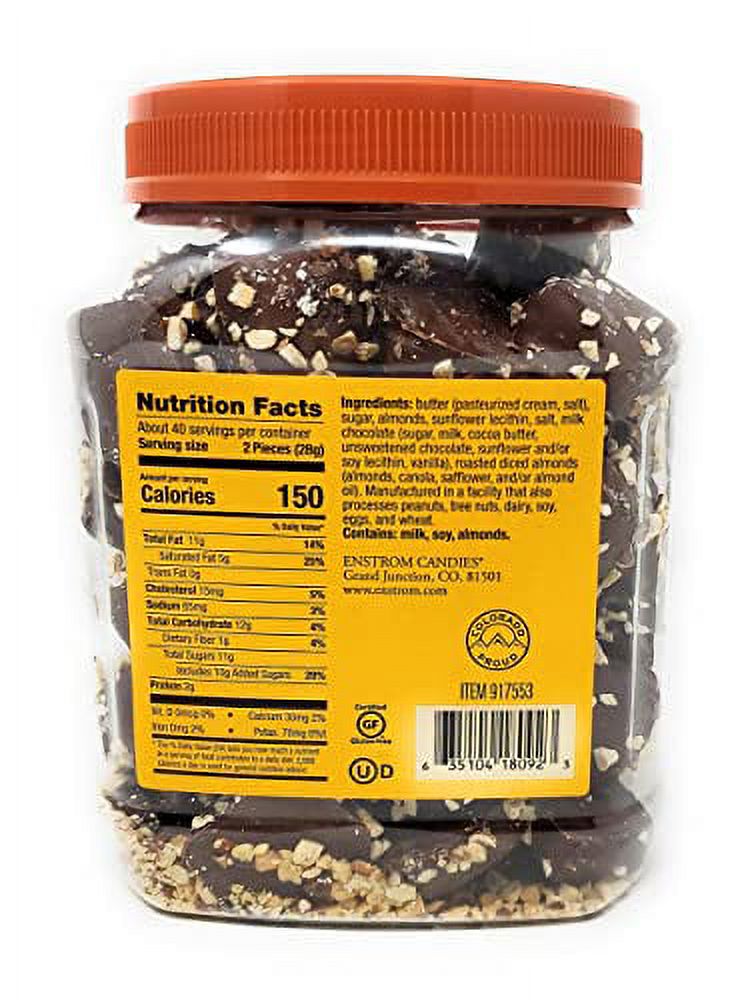 Almond Toffee Tub (Milk, 2.5lb)