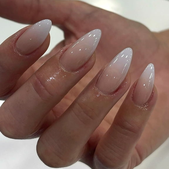 Almond Type Nail Sticker Simple Gradient