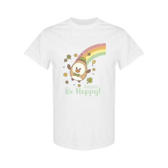 Almondog Be Happy ! T-Shirt Women -Electural Designs, Female Small