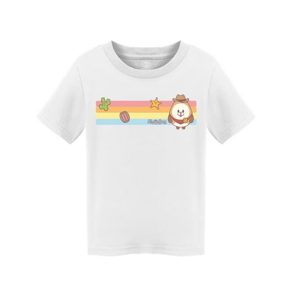 Almondog Cowboy Style T-Shirt Toddler -Electural Designs,  2 Toddler