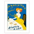 thumbnail image 1 of Almonds Biscuits - Amandines de Provence Biscuits H. Lalo - Vintage French Advertising Poster by Leonetto Cappiello c.1900 - Bamboo Fine Art 290gsm Paper (Unframed) 17x22in, 1 of 4